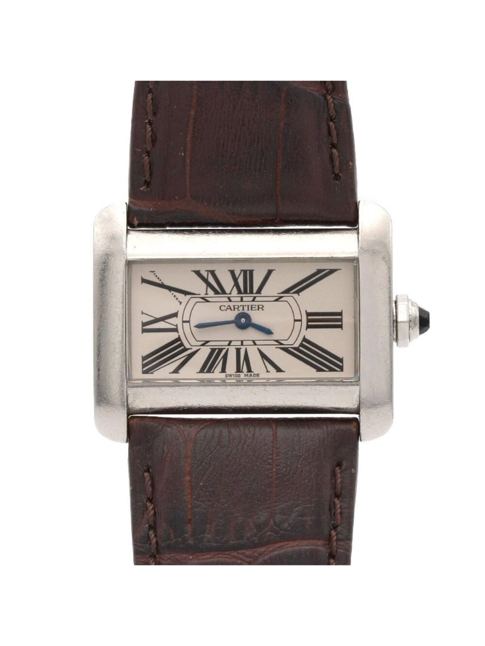 Cartier Mini Tank Divan SS Quartz Watch